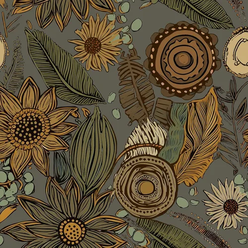 Miniatura 15 de Papel tapiz bohemio para despegar y pegar, papel de contacto floral vintage oscuro, papel de pared retro de flores botánicas autoadhesivo