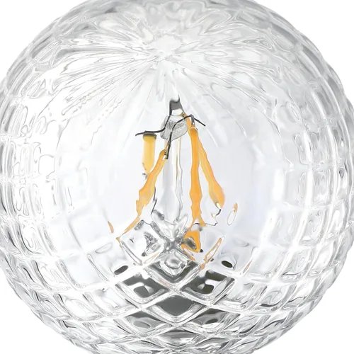 Miniatura 3 de Westinghouse 5268020 - foco LED regulable de 5,5 W (equivalente a 40 W), vidrio cortado G25, filamento transparente, 6 unidades, base mediana