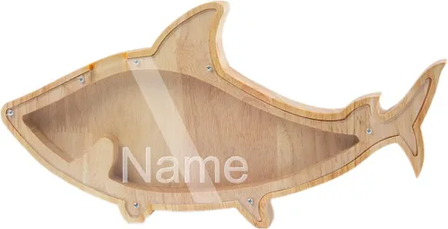 Miniatura 10 de Banco de monedas personalizado para niños, alcancía de madera personalizada con nombre grabado, caja de dinero de madera, regalo de cumpleaños
