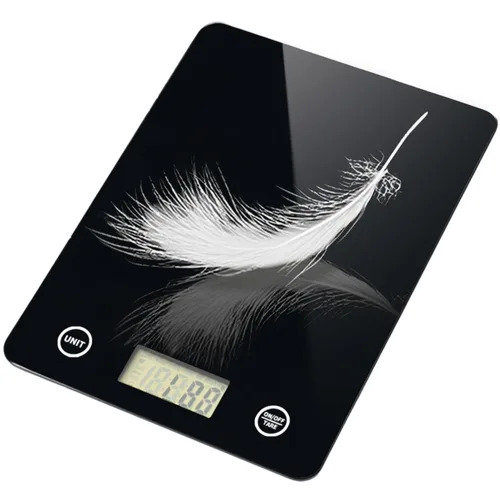 Báscula digital de cocina, báscula de alimentos con vidrio templado, gramos y onzas, alta precisión de 0.03 oz para hornear, cocinar, alimentos