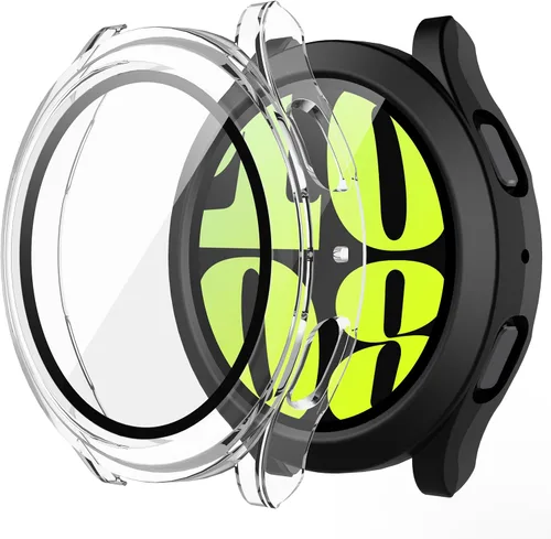 Miniatura 22 de Misxi - Juego de 2 fundas rígidas de policarbonato con protector de pantalla para Samsung Galaxy Watch 5 Galaxy Watch 4 de 40 mm, funda ultradelgada