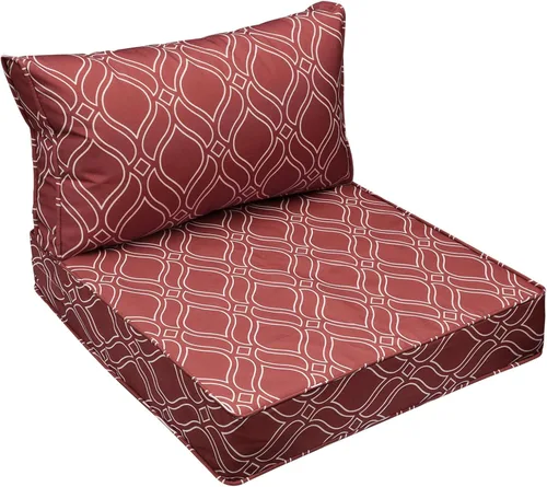 Miniatura 30 de AAAAAcessories Cojines de asiento para exteriores, resistentes a la decoloración, cojines de repuesto impermeables para muebles de patio, 21 x 21 x