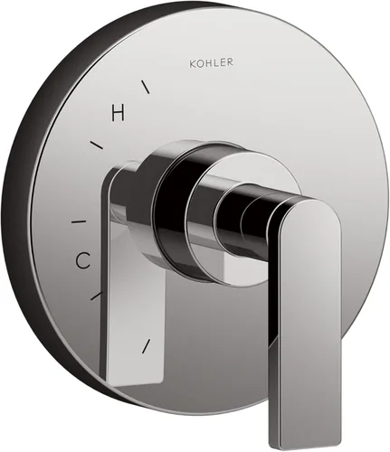KOHLER K-TS73115-4-TT - Moldura de válvula compuesta con palanca para válvula de equilibrio de presión Rite-Temp, no incluida, titanio