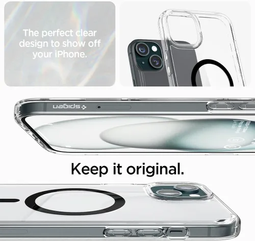 Miniatura 172 de Spigen Funda para iPhone 13 Mini, ultra híbrida MagFit [antiamarilleo] [compatible con Magsafe] - Transparente