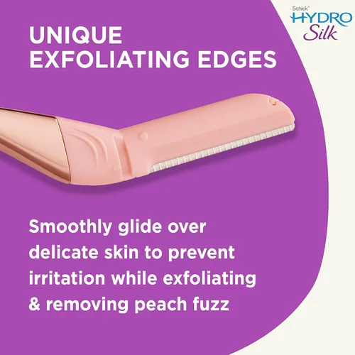Miniatura 7 de Schick Hydro Silk Cuchillas de recambio de varita dermaplaning — Recargas, 6 estilo profesional