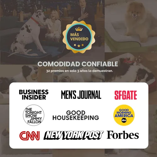 Miniatura 2 de Bedsure Cama ortopédica XL para perros extragrandes, cama lavable para perros y gatos, impermeable, cómodo sofá para perros con funda extraíble Gris