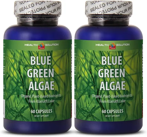klamath algas verdes azules - ALGA VERDE AZUL 500 mg de Klamath Lake - suplementos nutricionales antioxidantes, píldoras de espirulina extra fuerte,