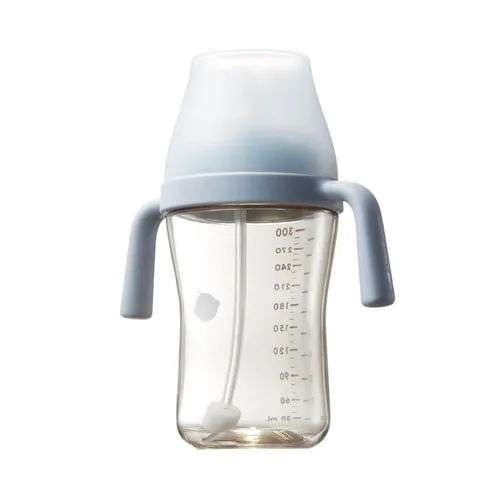 Miniatura 11 de Bc Babycare: vaso para sorber con pezones y asas para niños de 6+ meses, vaso antiderrame para sorber, tazas con pajita para niños pequeños con Beige