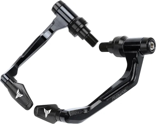 QQLADY Z para Yamaha MT-07 Mt07 MT-09 Mt09 MT10 Mt 10 Empuñaduras de manillar de motocicleta Palancas de embrague de freno Protector X (color: negro)