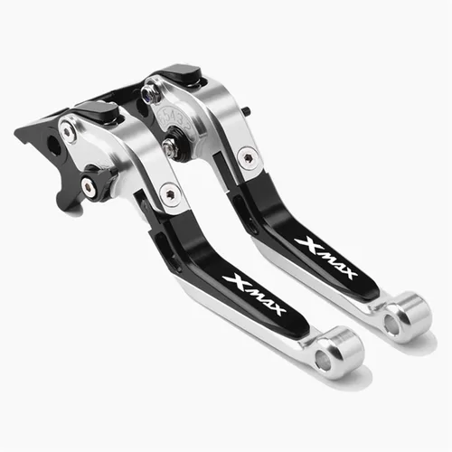Miniatura 9 de Palancas de freno de embrague de motocicleta plegables extensibles para Yamaha Xmax X-MAX 125 250 300 400 mango de frenos ajustable (color : 1)