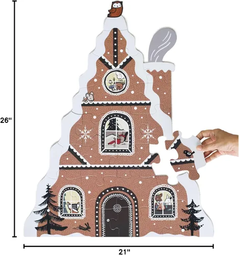 Miniatura 10 de Rompecabezas de Piso Wee Gallery, Rompecabezas Jumbo de 24 Piezas para Niños Pequeños, Actividad de Aprendizaje Temprano, Desarrollo Cognitivo