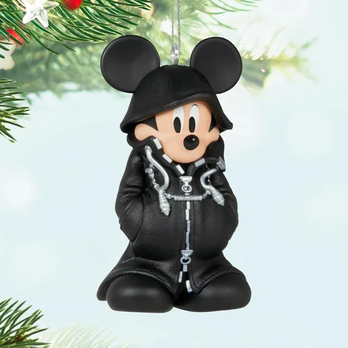 Miniatura 6 de Hallmark Keepsake Adorno de Navidad 2024, Disney Kingdom Hearts 2 King Mickey, regalos para fanáticos de Disney