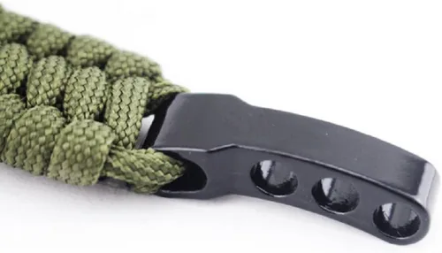 Miniatura 7 de Hewnda 10 Sets Zinc alloy Bow Shackle Umbrella Rope,Adjustable D Umbrella Rope Bracelet Buckle Survival D