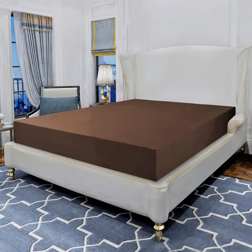 Miniatura 17 de Elegant Comfort Lujosa sábana bajera de 1500 hilos de calidad egipcia resistente a las arrugas, 1 pieza, elástico en todo el contorno, bolsillo