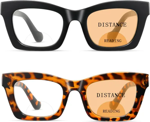Miniatura 14 de Hubeye Lentes de lectura estilo Oprah para mujeres, gafas de lectura estilo stylis con bloqueo de luz azul y bisagra de resorte
