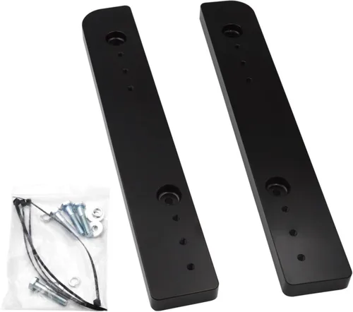 Miniatura 8 de Adjustable 1"-3" Relocator Kit Mount Extend Plate Trunk Luggage Rack Compatible with Harley Touring Road King Street Glide Trikes Tri Glide 2014-UP