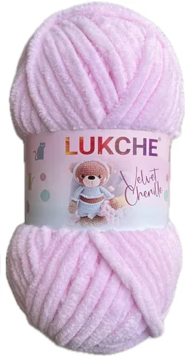 Miniatura 47 de Hilado de chenilla de terciopelo para amigurumi y punto de crochet súper voluminoso 100 gr (69,0 m) (Grosor del hilo 8 mm) (Verde espárrago) 1