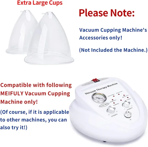 Miniatura 8 de tazas de la máquina de la terapia del vacío 1500ML, tazas extra grandes de la máquina de ahuecamiento del vacío con la manguera de Y