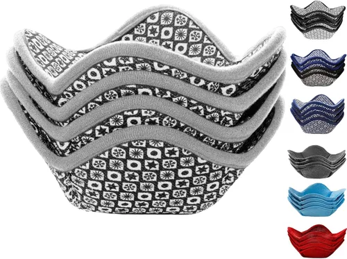 Miniatura 16 de Sheff Juego de 4 Fundas Acogedoras para Tazones de Microondas - Duraderas y Confiables para Platos y Recipientes Calientes y Fríos - Regalo Ideal 2
