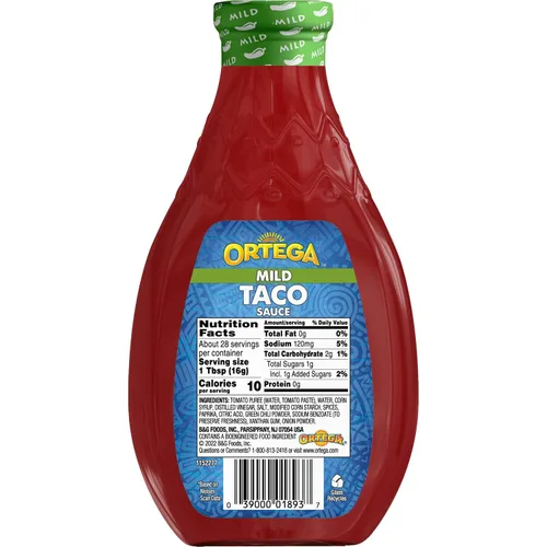 Miniatura 10 de Salsa para Tacos Ortega Original, Suave, 16 Onzas