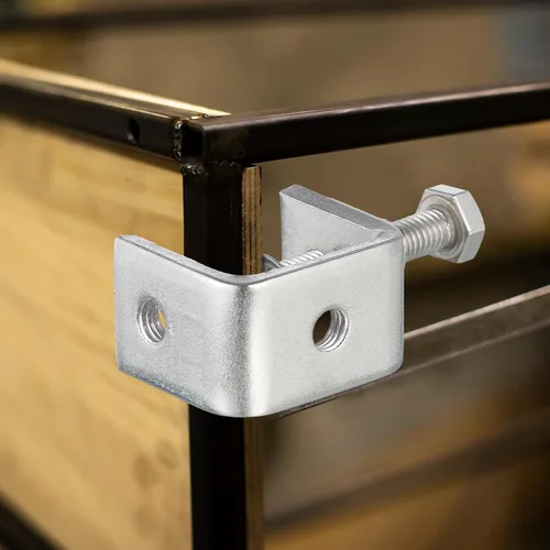 Miniatura 5 de Lounsweer 40 abrazaderas C de acero inoxidable resistentes de 1 3/16 pulgadas con apertura de mandíbula ancha estable, abrazaderas de tornillo