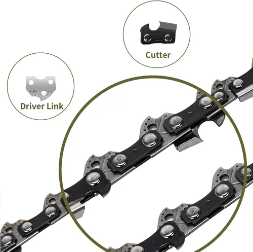 Miniatura 3 de Cadenas de repuesto de 4 pulgadas para Stihl GTA 26, mini cadena de motosierra de 1/4 pulgadas, calibre 0.043 pulgadas, calibre 28 DL, se adapta al