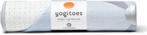 Miniatura 18 de Manduka Yogitoes Toalla para Esterilla de Yoga Caliente - 71" Agarre Activado por Humedad Protuberancias de Silicona Patentadas Altamente
