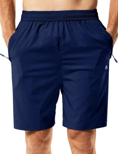 Haimont Pantalones cortos deportivos para correr para hombre, entrepierna de 7 pulgadas, de secado rápido, pantalones cortos de gimnasio con