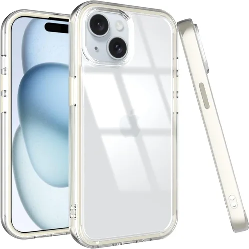 Miniatura 9 de Puxicu Funda acrílica 2 en 1 para iPhone 11 Pro, antiamarilleo, protección de grado militar, funda delgada a prueba de caídas para iPhone 11 Pro