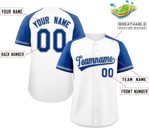 Miniatura 13 de Camisetas de béisbol personalizadas con botones de manga corta, número de nombre cosido personalizado / impreso para adultos y jóvenes