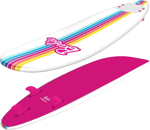 Miniatura 4 de Barbie™ Signature - Tabla de surf de 8 pies de Wavestorm Cubierta superior gráfica con parte inferior lisa de alta densidad para niños y adultos