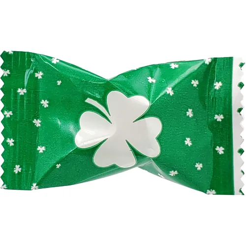 Miniatura 3 de Caramelos de menta irlandesa de San Patricio, paquete de 55 mentas después de la cena, caramelo de mantequilla y menta, diseño de leprauchan verde