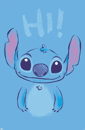 Miniatura 10 de Trends International Disney Lilo and Stitch - Póster de pared Hi Wall, 14.725 x 22.375 pulgadas, versión enmarcada de madera de granero