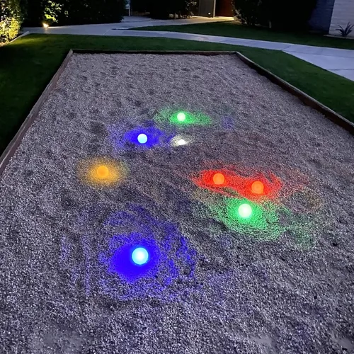 Miniatura 6 de GoSports LED Bocce Ball Game Set - Includes 8 Light Up Bocce Balls, Pallino, Case and Measuring Rope - Choose 85 mm or 100 mm