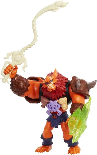 Miniatura 2 de Masters of the Universe and He-Man Beast Man Figura de acción con Power Attack Move y 2 accesorios inspirados en la serie animada MOTU Netflix