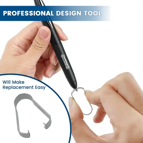 Miniatura 3 de 10 puntas de lápiz capacitivo, S Pen Hard Nibs de repuesto, puntas de repuesto S Pen con pinzas para Galaxy Tab S7/S7 Plus/S7 Fe/S8/S8 Plus/S8