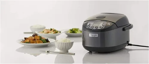 Miniatura 8 de Zojirushi NL-GAC10BM 5.5 tazas (sin cocinar) Umami Micom Arrocera y calentador (Negro Metálico)