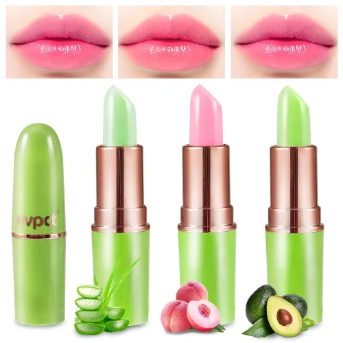 Miniatura 13 de BINGBRUSH PH Mood Peach - Juego de pintalabios que cambian de color, bálsamo labial y brillo de larga duración (03# Coral Kiss, 1 unidad