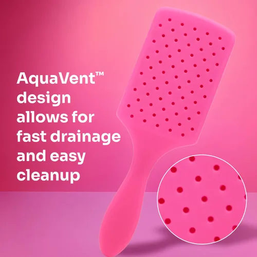 Miniatura 9 de Wet Brush Cepillo Paddle Desenredante para el Cabello, Sky, Cerdas IntelliFlex Ultra-Suaves con Diseño AquaVent, Excelente para Aplicación de Cielo