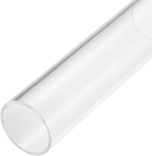 Miniatura 50 de MECCANIXITY Tubo acrílico transparente rígido redondo tubo 145 mm (5.7 ") ID 150 mm (6") OD 6" para lámparas y linternas, sistema de refrigeración