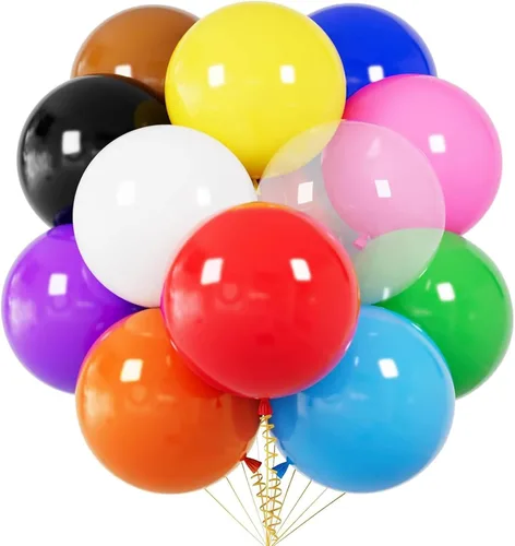 Miniatura 11 de Globos desnudos 18 pulgadas 12 unidades, globos grandes de látex redondos de helio para fiesta de cumpleaños, baby shower, boda, aniversario