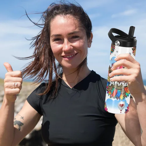 Miniatura 6 de Paquete de 8 Vasos de Sublimación a Granel de 20 onzas, Delgados, Rectos, Botellas Deportivas de Agua de Sublimación, Tazas de Acero Inoxidable