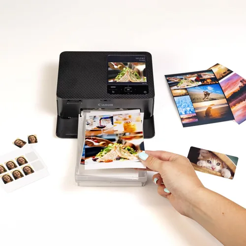 Miniatura 2 de Canon Selphy CP1500 - Impresora de fotos compacta inalámbrica (negra)