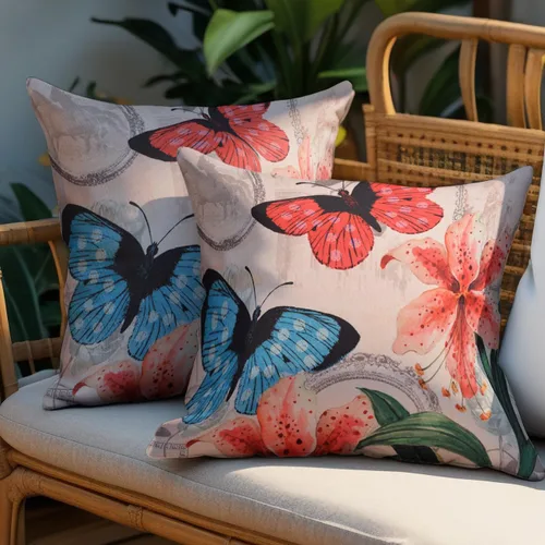 Miniatura 49 de Decozen Fundas de almohada decorativas con estampado de pájaros con diseño floral para decoración del hogar, sala de estar y dormitorio, funda