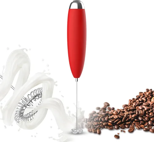 Miniatura 8 de Espumador de mano para café, espumador de leche mejorado, batidor de matcha, mezclador de bebidas eléctrico, mini batidor de mano, mini batidor