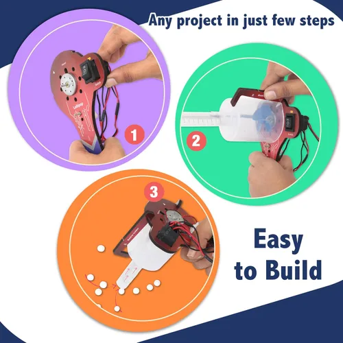 Miniatura 5 de Butterfly EduFields - Kits de proyectos STEM jumbo con más de 70 actividades para niños de 12 a 14 años Kits de ingeniería y robótica STEM