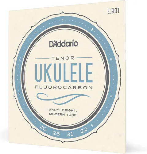 Miniatura 14 de D'Addario Cuerdas de ukelele soprano/concierto, fluorocarbono, EJ99SC, juego de 4 cuerdas, paquete de 1