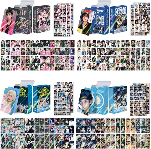 Juego de 496 tarjetas fotográficas láser callejeras, álbum hueco, tarjeta fotográfica láser Lomo (240 tarjetas fotográficas + 256 calcomanías,