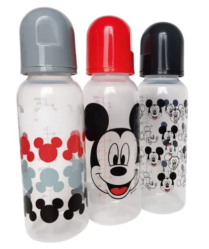 Miniatura 7 de Cudlie Disney Baby Boy Mickey Mouse - Paquete de tres biberones de 5 onzas, Mickey Friends