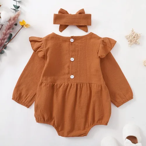 Miniatura 25 de Shalofer Traje de primer cumpleaños para bebé niña con diadema